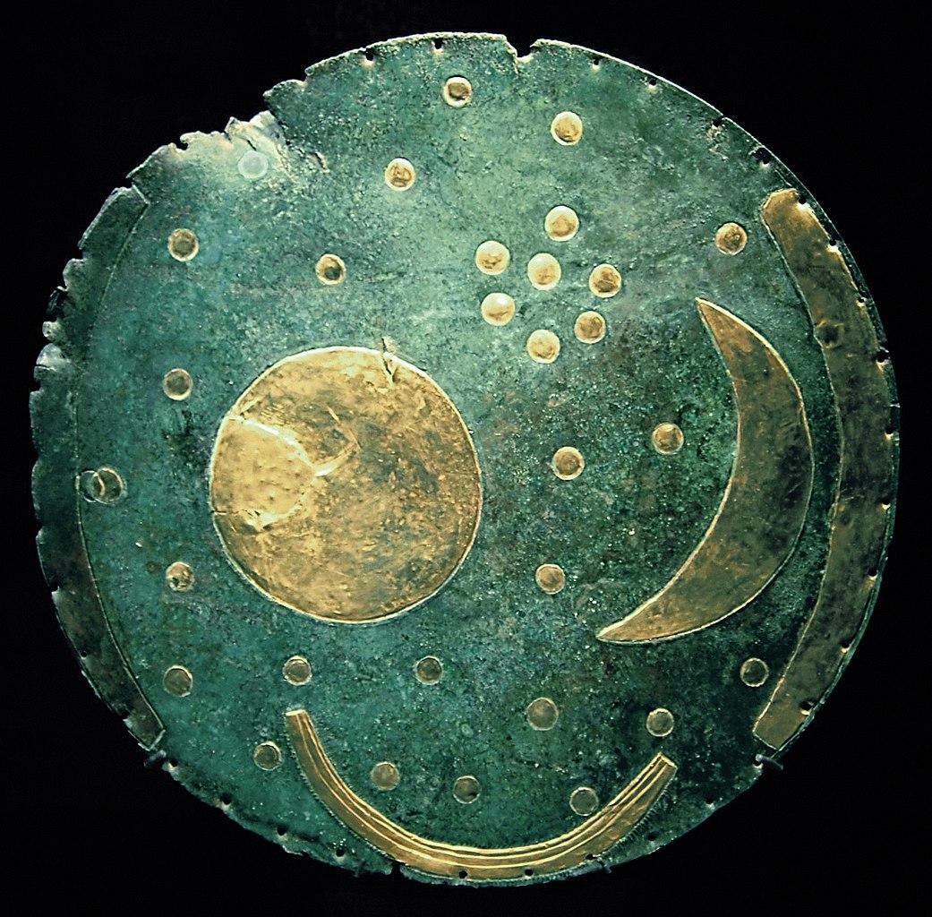 Небесный диск из Небры. ок. XVII в. до н. э. Археологический музей, Галле 