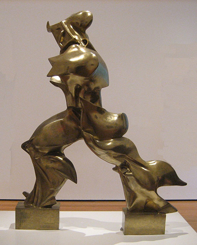 «Уникальные формы непрерывности в пространстве» (1913). Музей современного искусства Соломона Гуггенхайма, Нью-Йорк