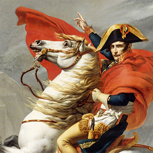 Бонапарт на перевале Сен-Бернар, Жак-Луи Давид 1801 г.