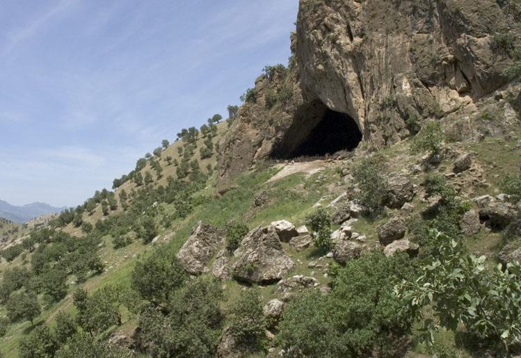  Пещера Шанидар в Ираке, где были обнаружены останки неандертальцев